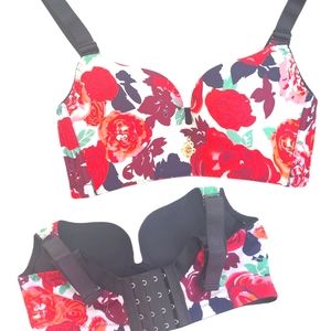 Floral Push-Up bra from Costa Rica